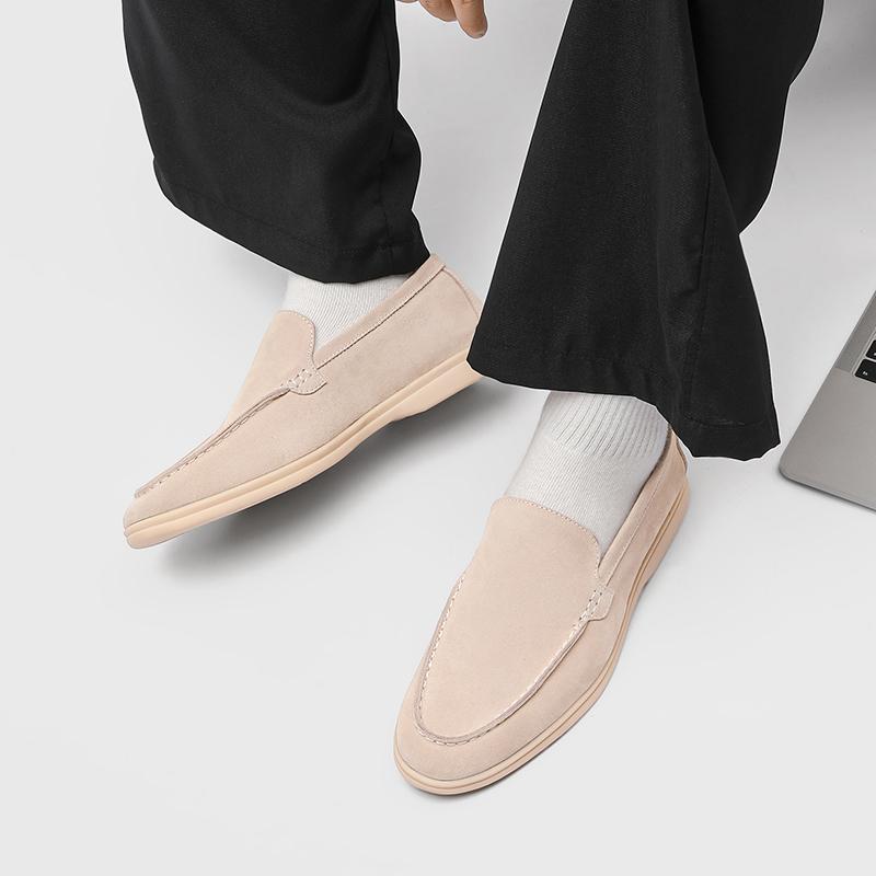 Men's All-match Loafers Slip-On Casual Shoes Comfortable Soft Driving Moccasins for Men Lightweight Flats Business Dress Shoes