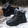 New Men Winter Snow Boots Women Super Warm Ankle Boots Unisex Plush Sneakers Wearable Anti-slip Waterproof Men's High Top Boots