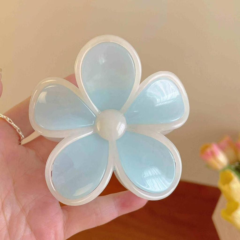 Koreanischer Eleganter Kürbisbogen Polka Dot Haarspange - Groß, Cremige Texturierte Hochsteckfrisur-Accessoire