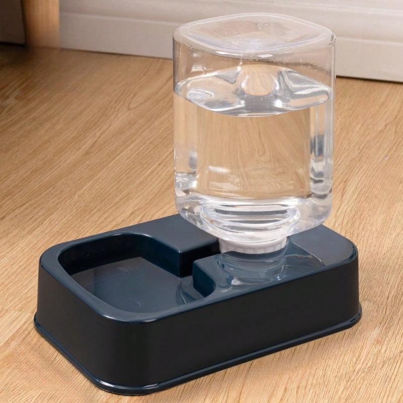 E 1/2 Pcs Pet Water Dispenser And 1 Pet Food Dispenser Set,  Cat Water Dispensers,  Pet Bowl Feeders