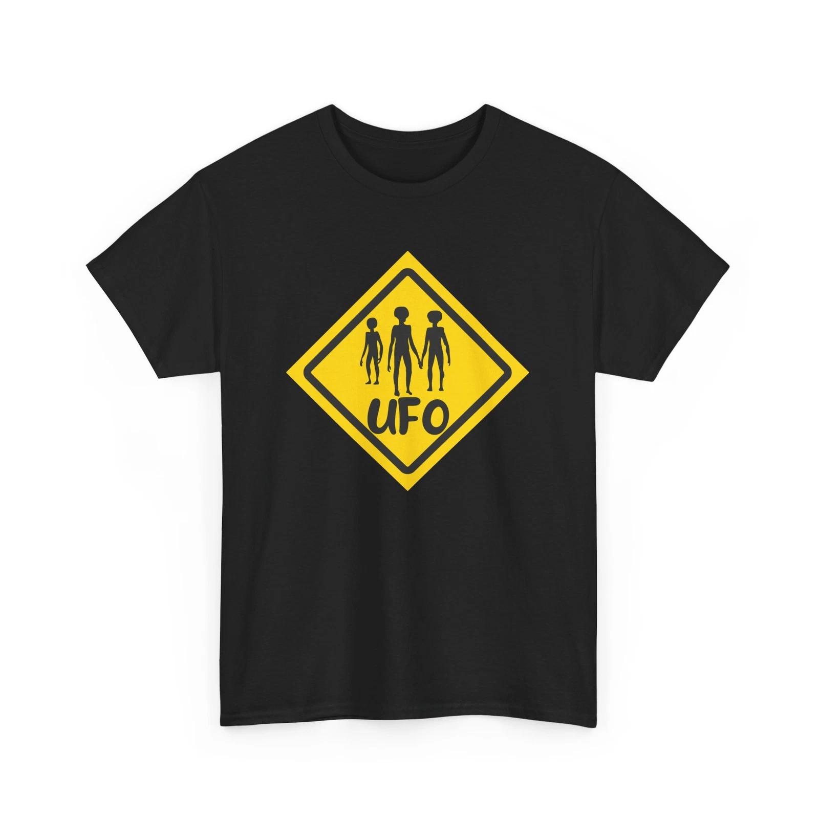 Alien Art T-Shirt | UFO Graphic Tee | Sci-Fi Space Casual Tee 3XL