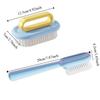 2PCS/SET Plastic Long Handled Shoe Brush Ergonomic Soft Bristled Board Brush Portable Shoe Washing Brush Shoe Cleaning