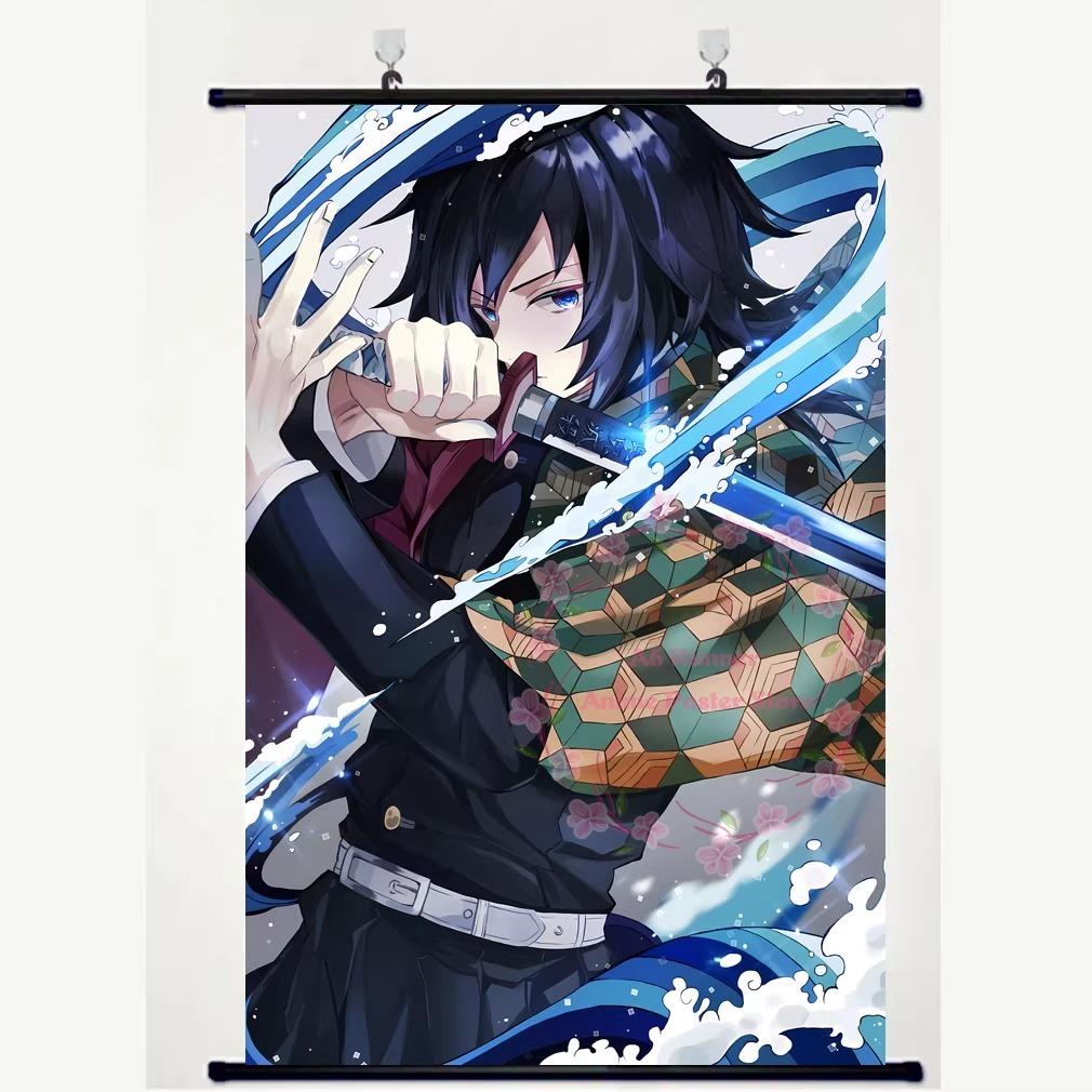 Tasse D-Demon S-Slayer Château de Mugen Neuf Piliers Tomioka Giyu Tanjiro Papillon Ninja Affiche Rouleau Anime Produit Dérivé