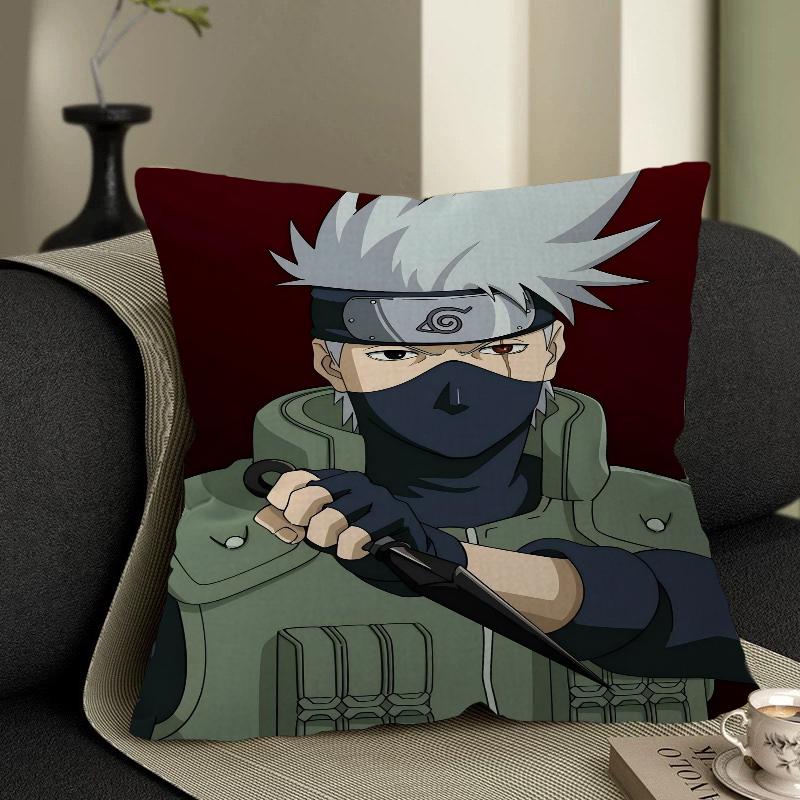 Hatake Kakashi Kuddfodral Tecknad Gåva Kuddfodral Sovrum Hem Soffa Stol Säte Dekor Kuddfodral