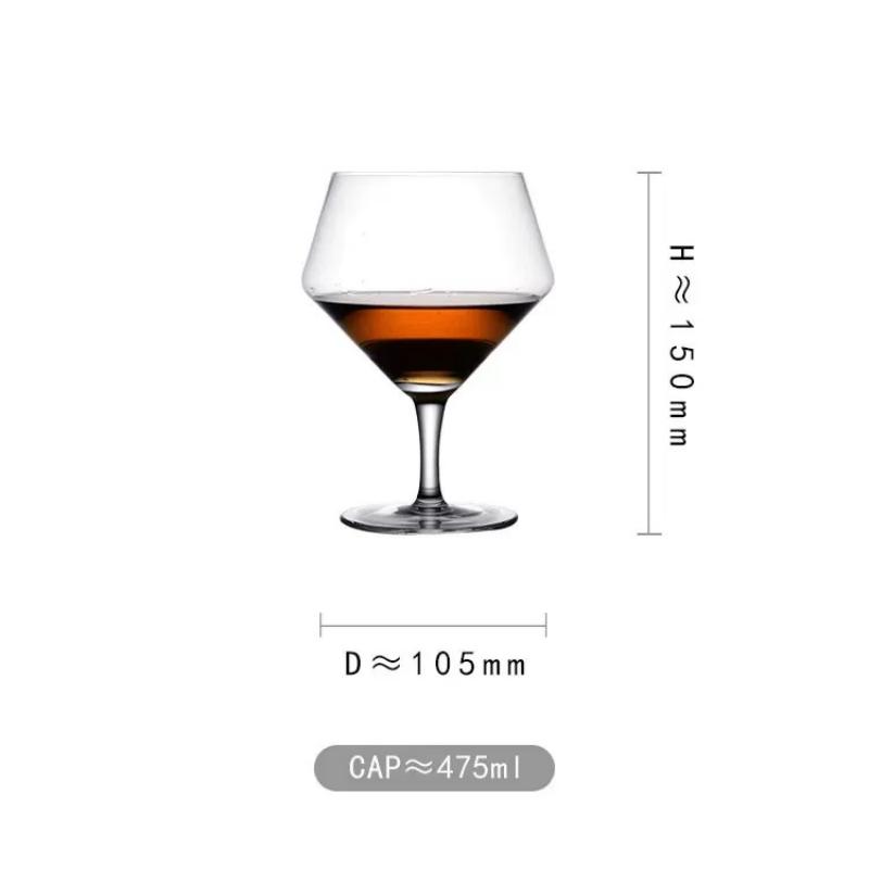 High-Footed Cold Drink Cup Soda Sparkling Cup Specialty Drink Cup Cocktail Glass Iced Americano Coffee Cup