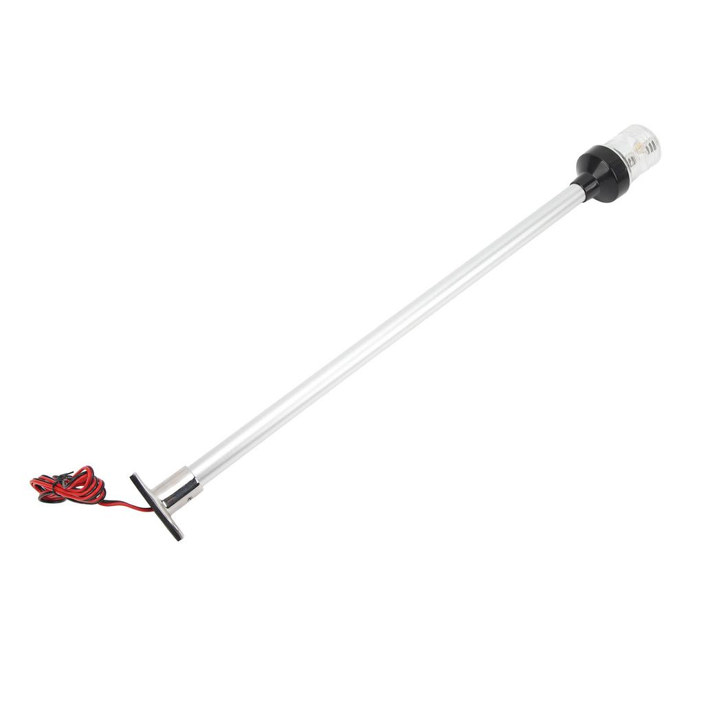 Luzes de Navegação para Barco Redondas de 22 Polegadas Lâmpada de Popa para Barco de 360 Graus com Base de Aço Inoxidável 316 para Barcos de Pesca Iates