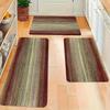 1PC Blod Stripees Pattern Kitchen Rug Non-Slip Door Mat Pop design Bathroom Rug Bath Mat Carpet for Home Sink Laundry Decor