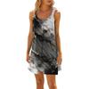 Women's Summer Fashion Beach Casual Gradient Print Sleeveless Hanging Neck Dresses