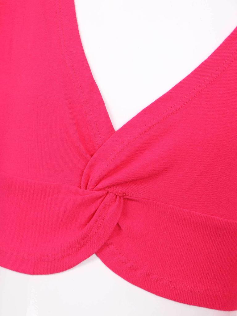 Wear Girls Practice Ballet Long Sleeve V Neck Knot Front Solid Color Leotard Jacket Warm Suit