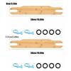Adjustable Baby Highchairs Pedal 50cm Length Highchair Accessory High Chair Footrest  Home Use