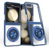 Samsung Z Flip7/6/5 360° Rotating Magnetic Wireless Charging Drop-Proof Clear Case