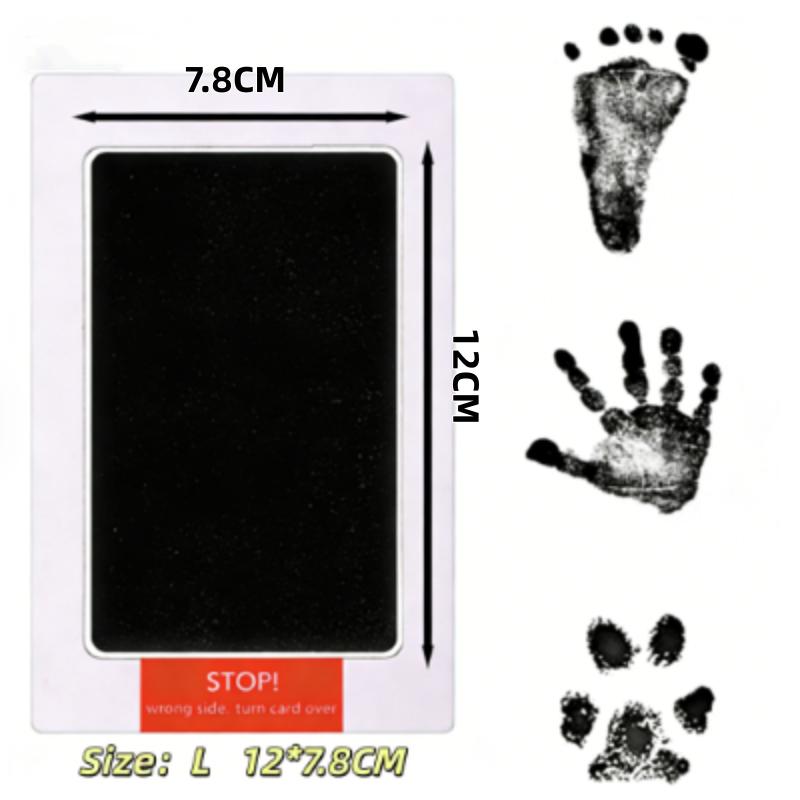 Inkless Cat Dog Paw Print Kit Pad Safe Non-toxic Baby Handprint Footprint Easy DIY Souvenir for Newborn Shower Pet Souvenir