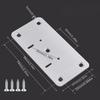 8PCS Hidden Door Hinges For Cabinet Door Installation Kitchen Cabinet Door Fixing Plate Furniture Hardware