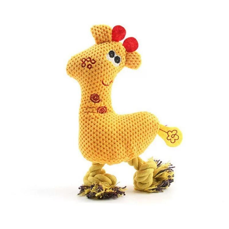 Pet Toys Cat and Dog Plush Toys Relieve Boredom, Grind Teeth, Clean Teeth and Prevent Trouble, Bite-resistant Rope Knot Toys Pet Supplies