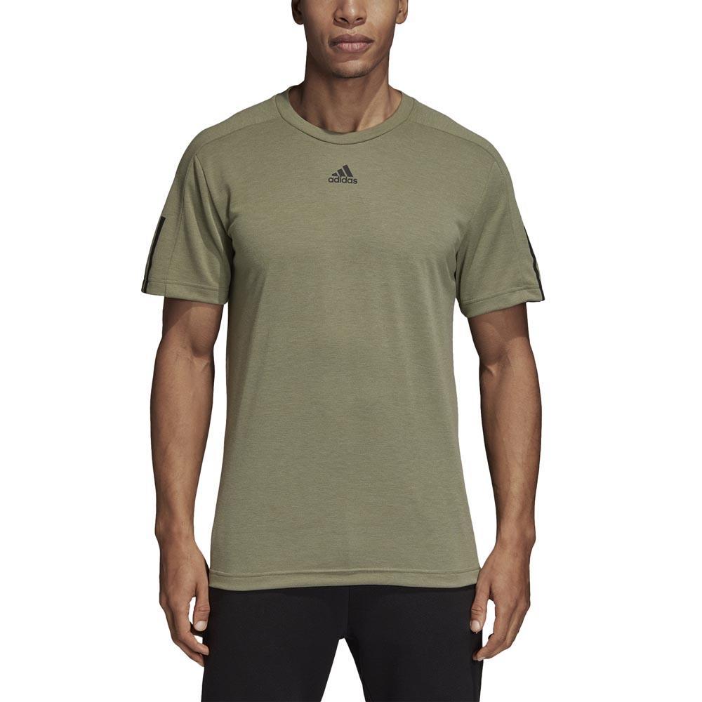 adidas Set In Sleeve T Shirt Men's Ruins Green GT5557