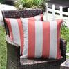 Waterproof Pillow Cover Striped Pillow Case Colorful Outdoor Cushion Cover  Sofa