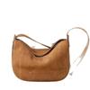 Underarm Matte Cowhide Women's Bag Autumn and Winter New Trendy Leather Versatile Portable Shoulder Messenger Bag