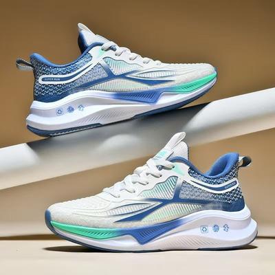 Mode Herren Sport Laufschuhe Mesh Atmungsaktiv Freizeitschuhe Leicht Komfort Sneaker Rutschfest Tennis Trainingsschuhe für Herren 2025