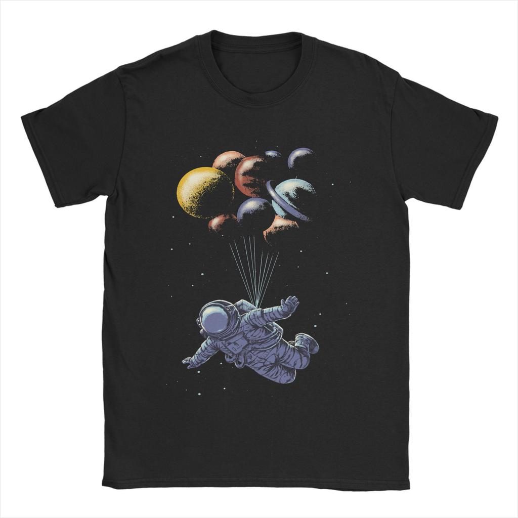 Astronaut Planets Astronaut Science Space Tshirts For Unisex Unisex Vintage Cotton Tee Shirt Short Sleeve T Shirts Summer Clothes
