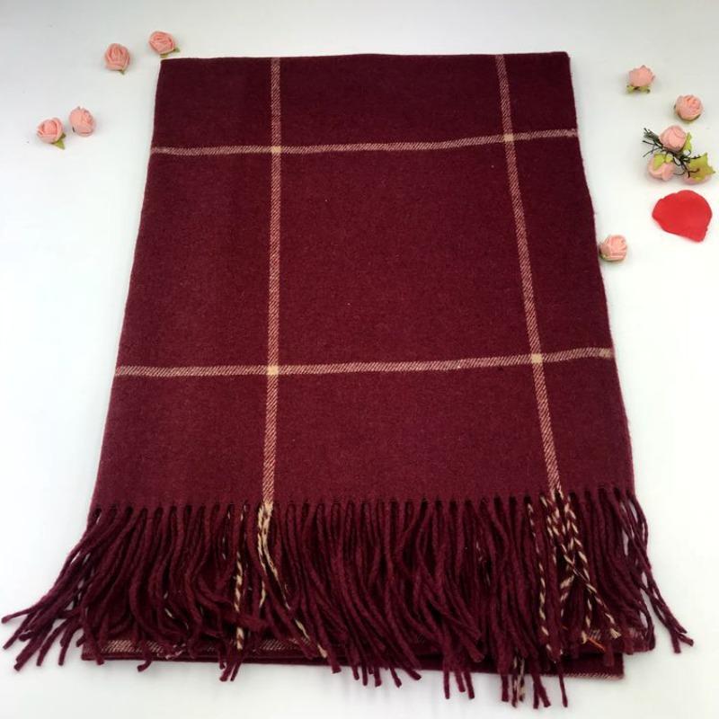 Autumn and winter new plaid wool shawl, warm fashion thickened scarf women, sweet multi-colored shawl