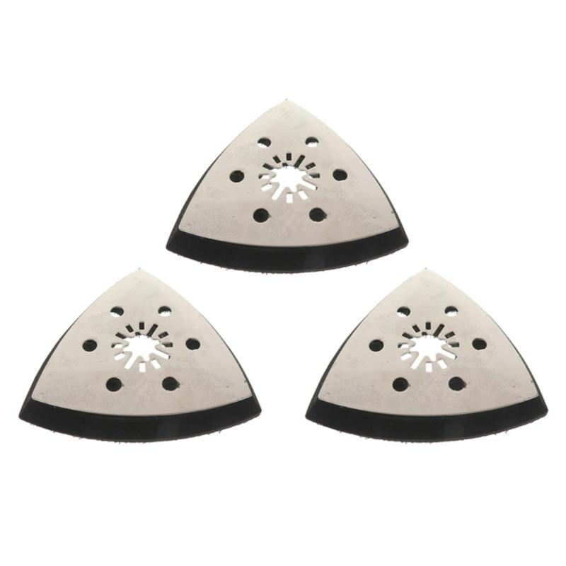 Triangular Sanding Disc Adapter 93mm Multiple Material Compatible Sanding Tool Suitable For Wood Metal Plastic Polishing