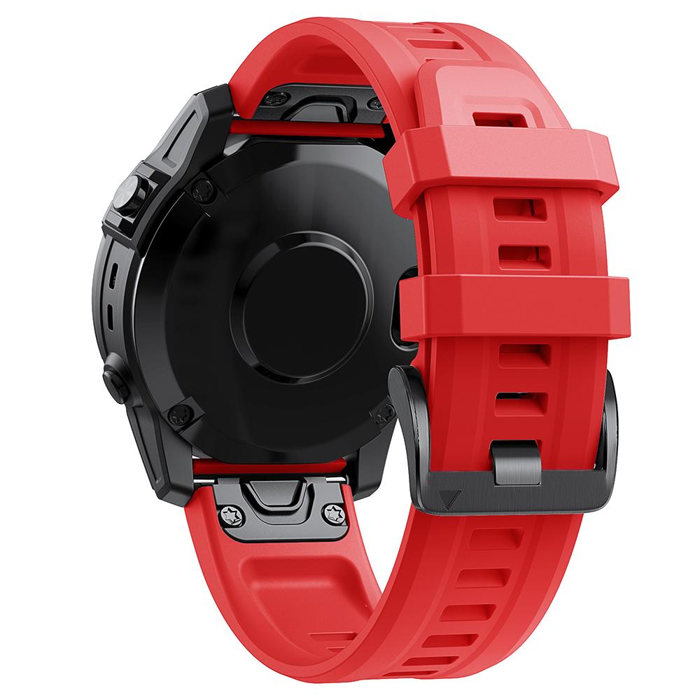 

Ремешки QuickFit 20 мм для часов Garmin Fenix 7S Pro Solar/6S 5S Plus, силиконовый ремешок для Garmin Epix Pro/S70 42 мм/Descent Mk2S QuickFit 20mm красный