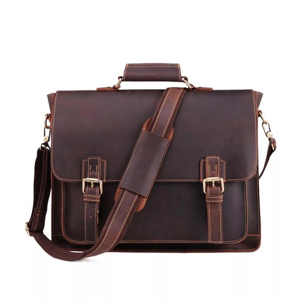 Büffelledertasche Computer Buffalo Hunter Leder Laptoptasche