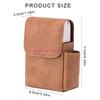 PU Leather Cigarettes Storage Case Portable Holder Pocket Multifunctional Cigarettes for Daily Use