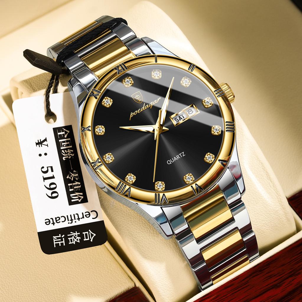 Bricked Men'S Watches Business Fashion Quartz Watches