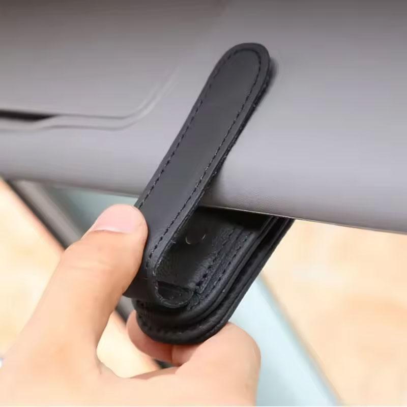 Car Sun Visor Sunglasses Clip Magnetic Glasses Holder For Mercedes Benz W203 W204 W205 W206 W212 CLK GLA C E S Class Accessories QX3