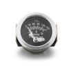 Car Meter 2" 52Mm Mechanical Oil Press Pressure Gauge 0-150PSI/0-10Bar Manual Alarm Setting Yellow Light 1/8NPT Connection