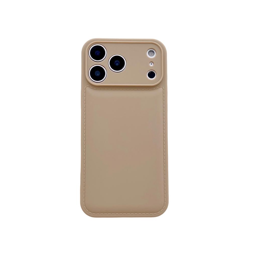 Autumn and winter candy air cushion bulging bag, suitable for Apple 17Promax mobile phone case IP16 high value 15 fine hole all-inclusive 14