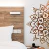Lotus Wall Sticker Boho Mandala Flower Removable Wall Decals For Living Room Bedroom Tv Wall Decoration