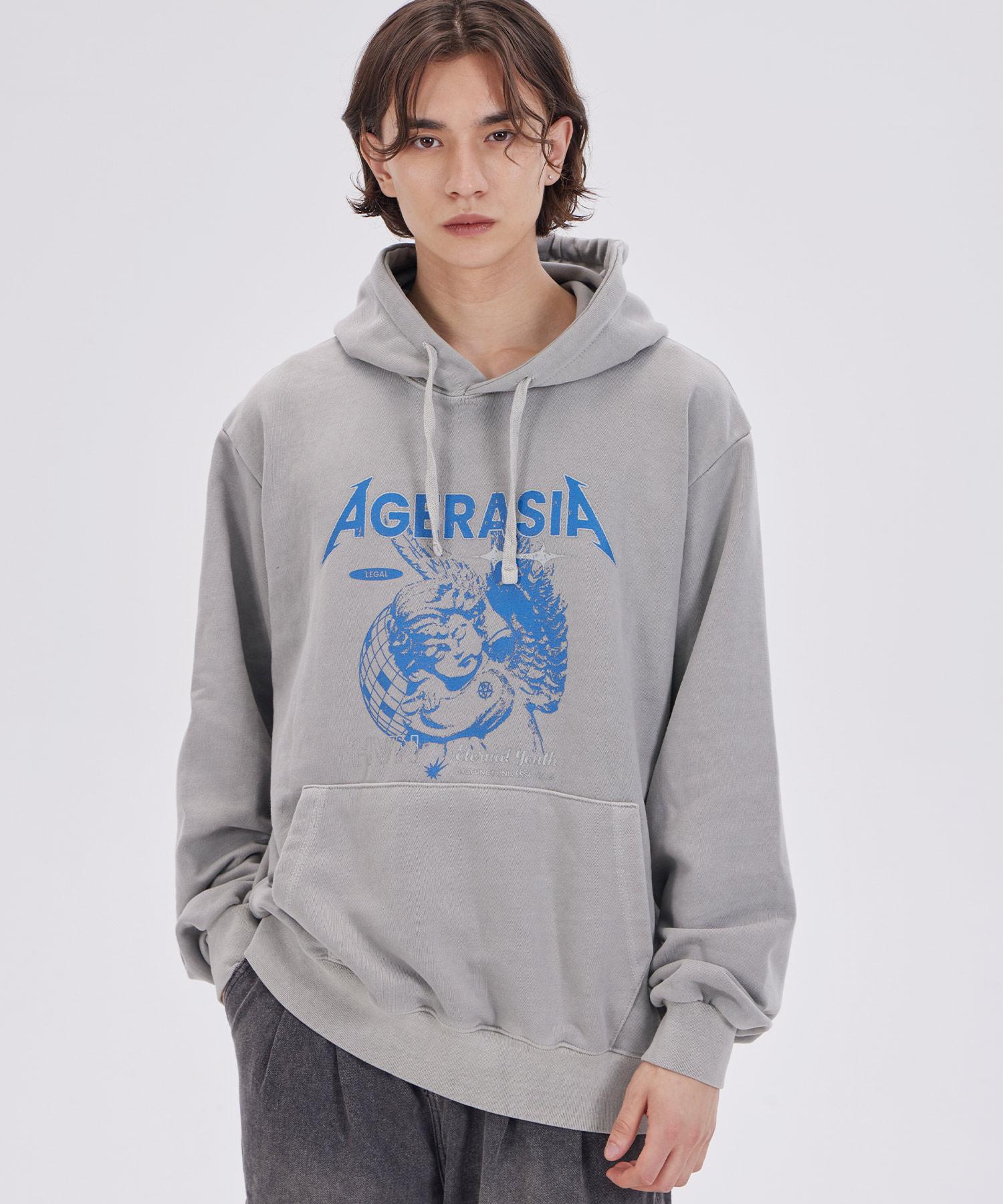 Disfunct Hvn Pigment Hoodie(Gray) L