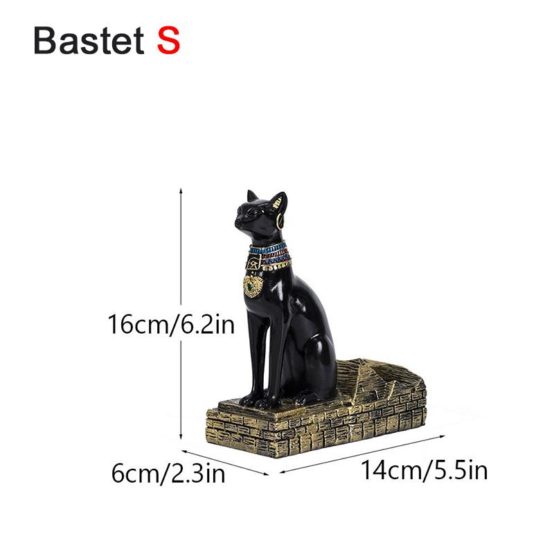 Egypt Anubis Wine Rack Bastet God Cat Wine Bottle Rack Resin Arts And Crafts Bar Ornament Decoration