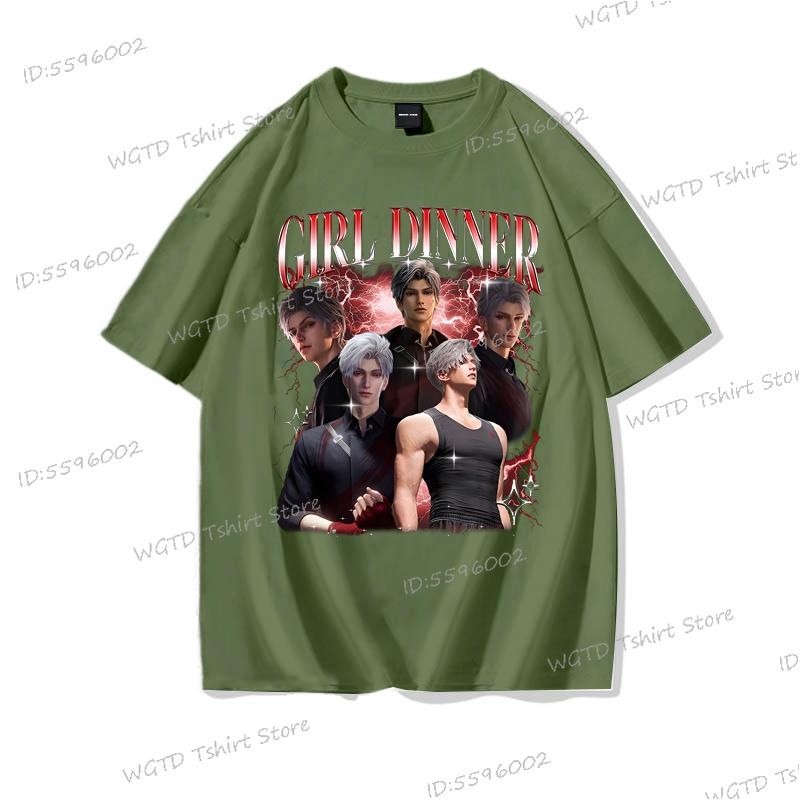 Sylus Love and Deepspace Baumwoll-T-Shirt Lustiges Geschenk für Mädchen Mode Lässige T-Shirts für Männer Frauen Hohe Qualität Streetwear Oberteile