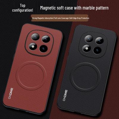Magnetische Handyhülle für Redmi Note 15 Pro, Schutzhülle mit mattierter Textur für Redmi Note 14/13