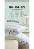 Yongyouwan All Cotton Three-dimensional Green Bubble Pillow, Fluffy and Breathable Checkered Bread Pillow Core, Student Adult Sleeping Pillow Core