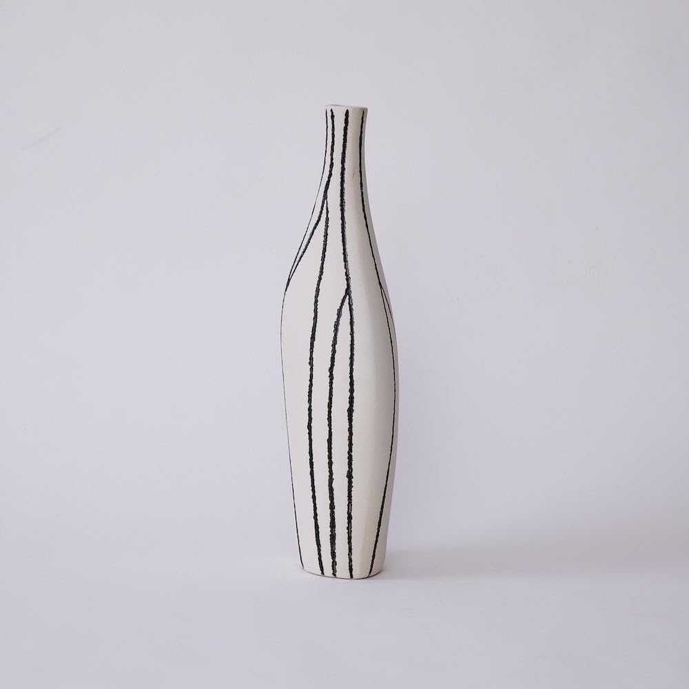 PATINA Ceramic Flower 50cm Vase Large Vase Vase, Object, Tall, TACP001W,