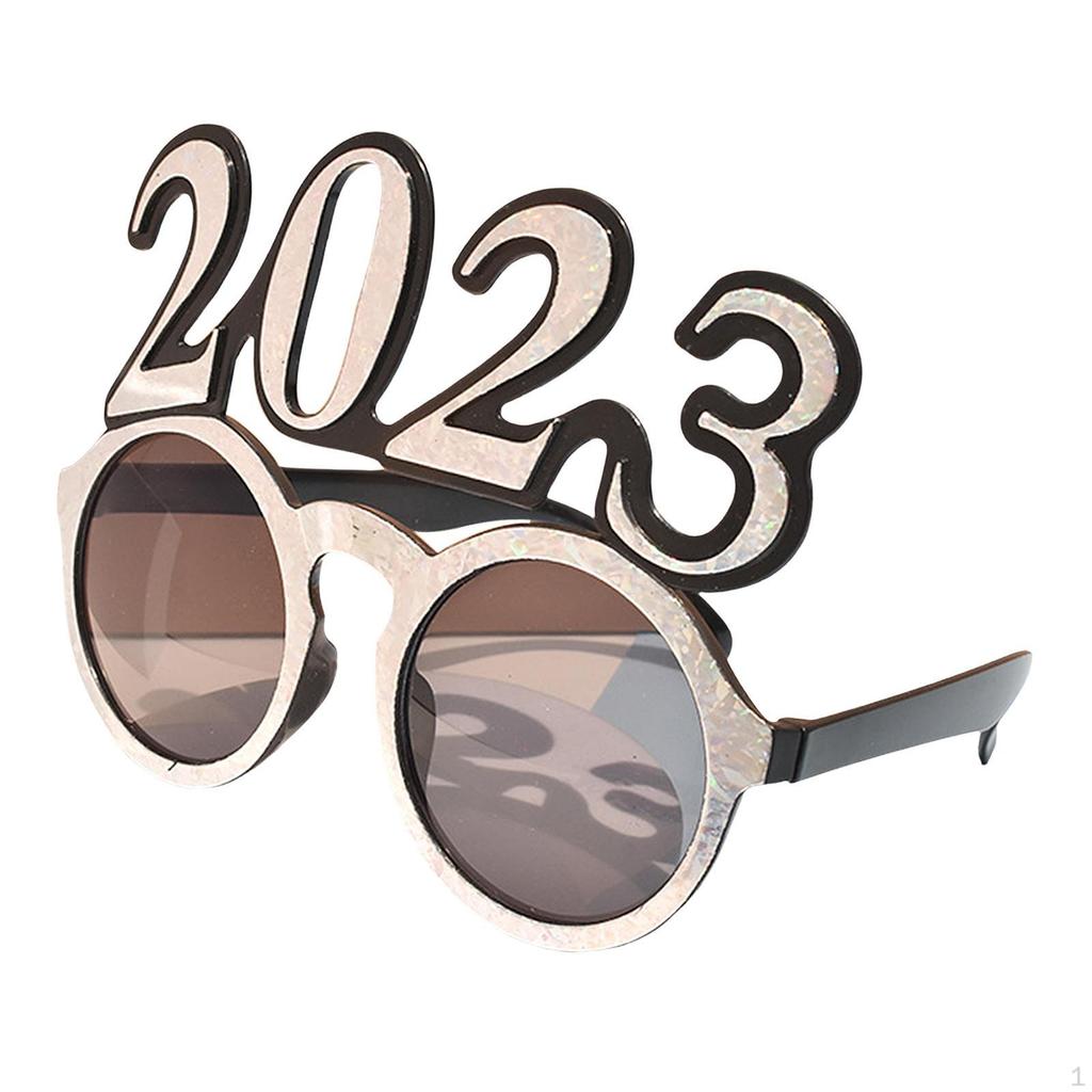 Funny Glasses,Eve Party Supplies Decorations Photo Prop,New Years Glasses for Celebration