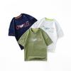 Children's Cartoon Cotton T-Shirt: Summer 2024 Korean Style Short-Sleeve for Boys