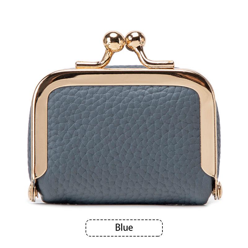 

Шкатулка для прикрас та гаманець для монет з натуральної шкіри синій