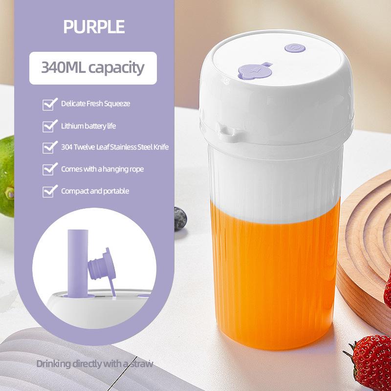 

Portable Wireless Charging Multi-Function Juicer Cup for Students and Home Use