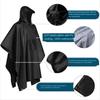 1PC Cape Raincoat Three-in-one Cycling Hiking Hiking Off-road Multi-functional Portable Strap One-piece Poncho