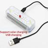 Solar LED Auto Anti-Heckkollisionslicht Antikollisionswarnung Verkabelungsfreies Licht Vibrationssensor Blinkendes Atemlicht