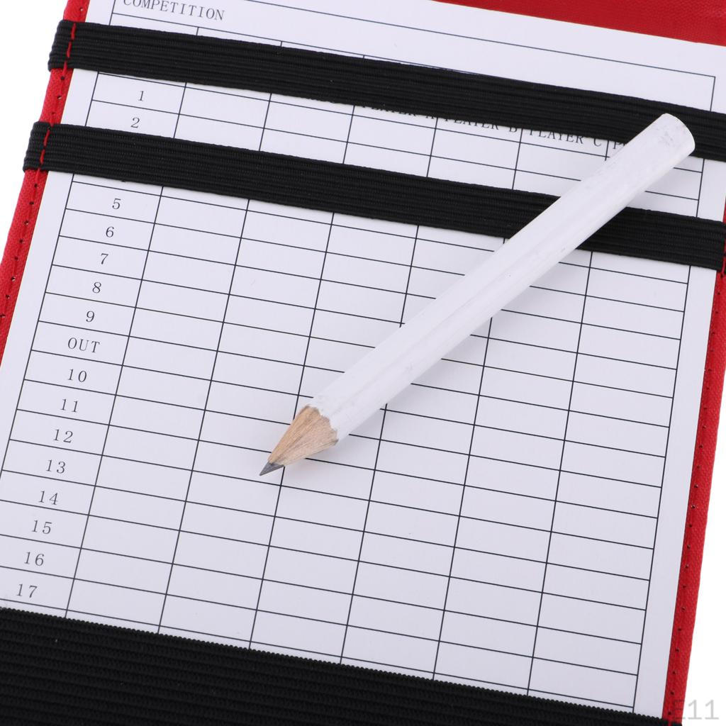Counter Golf Bag Accessories -1 Pencil 2 Cards