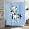 Unicorn Rainbow Shower Curtain Cute Magical Horse Bathroom Decor Washable Fabric Liner Hippie Aesthetic Room Decor Gift