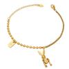 European Punk Mechanical Rabbit Pendant Box Chain Bracelet