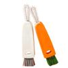 2/4PCS Carrot Cup Brushes Long Handle Kettle Bottle Mouth Nipple Cleaning Brushes Household Cup Cleaning Tools Kitchen Cleaning