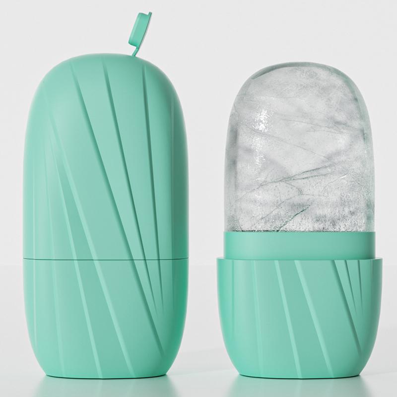 1Pc Facial Beauty Applicator Skin Care Tools Ice Shaving Massage Facial Beauty Silicone Ice Mold